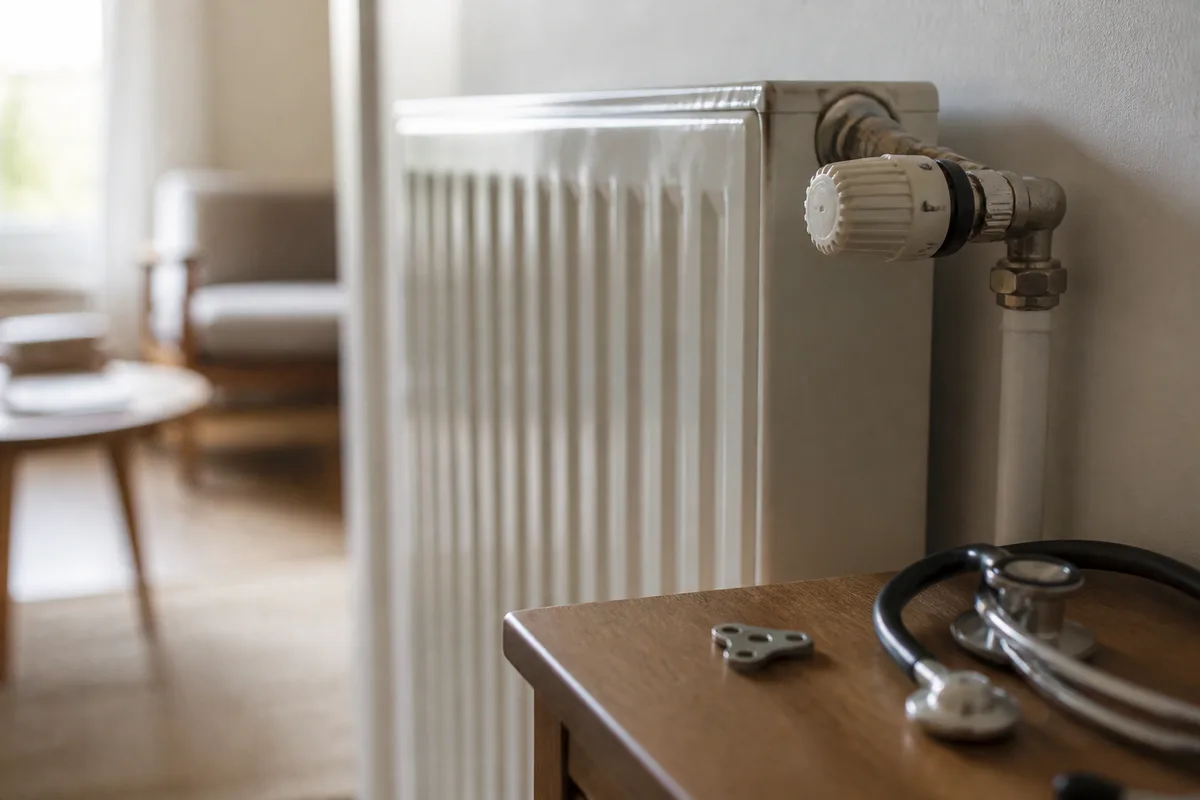 Radiateur qui fait du bruit : lire le son avant de dépanner